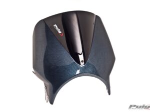 Puig Windscreen Mod.Vision Semif.C/Carbon Screen C/Blac