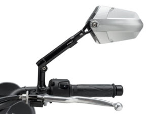 Puig Rear Mirror Mod. Explorer Homolog. Left C/Black-Al