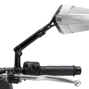 Puig Rear Mirror Mod. Explorer Homolog. Left C/Black-Al