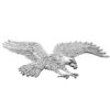 Highway Hawk EAGLE LARGE ADHESIVE CHROME