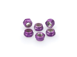 Puig Blister 6 Locknut M5 C/Purple