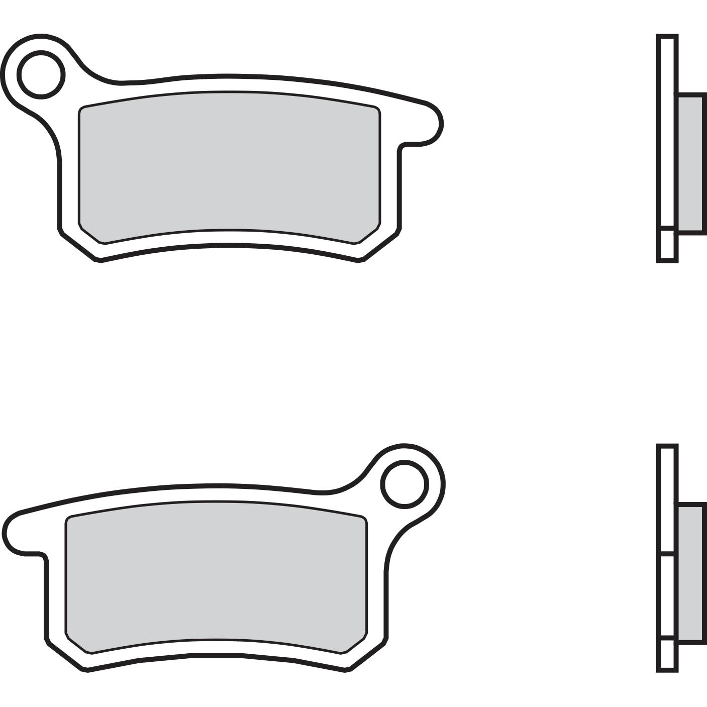 Brembo Jarrupalat Sintered Off-Road