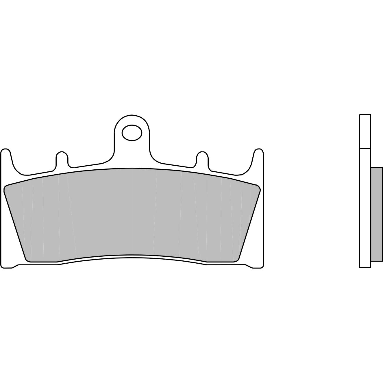 Brembo Jarrupalat Eteen Sintered Road