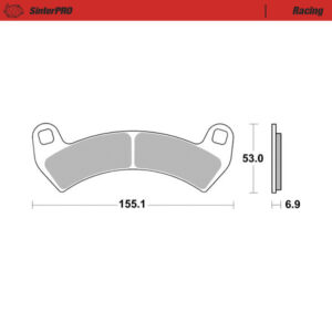 Motomaster Jarrupalat Polaris: RZR Pro XP, XP Turbo