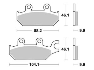 Motomaster Jarrupalat Can-am: Commander Max 800/1000R Yamaha: Wolverine, Viking