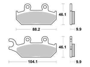 Motomaster Jarrupalat Can-am: Commander Max 800/1000R Yamaha: Wolverine, Viking