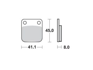 Moto-Master Jarrupalat Suzuki: DR 125-200, Husqvarna: CR/WR 125-250-360,