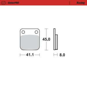 Moto-Master Jarrupalat Suzuki: DR 125-200, Husqvarna: CR/WR 125-250-360,