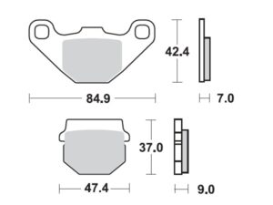 Moto-Master Jarrupalat Kawasaki: KX80/100 <1996, KDX125 <2003, Suzuki: RM80/85 <