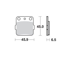 Moto-Master Jarrupalat Honda: CR 80, Suzuki: RM 125-250, Yamaha: YZ 80-85