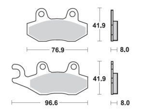 Moto-Master Jarrupalat Kawasaki: KX 125-250-500, KDX 200-250, Suzuki: RM