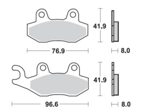 Moto-Master Jarrupalat Kawasaki: KX 125-250-500, KDX 200-250, Suzuki: RM