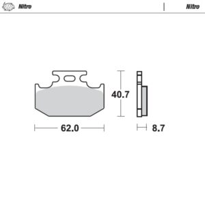 Moto-Master Jarrupalat Kawasaki KX125/250/500, KDX125/200/220/250, KLX250R/650R,