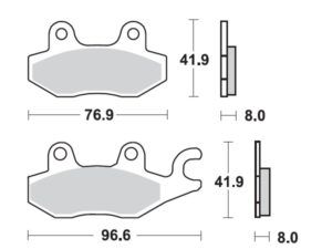 Moto-Master Jarrupalat Kawasaki: KVF 650/750 Bruteforce