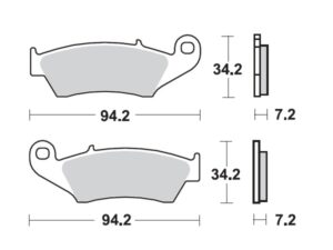 Moto-Master Jarrupalat Honda: CR 125-250-500, CRF 450, XR 400-600-650R, K