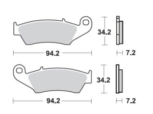 Moto-Master Jarrupalat Honda: CR 125-250-500, CRF 450, XR 400-600-650R, K