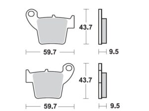 Moto-Master Nitro Racing Jarrupalat CR 125-250, CRF 450