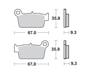 Moto-Master Nitro Racing Jarrupalat Yamaha YZ/WR '03, Kawa KXF250/450 >'04