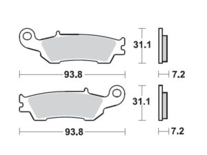 Moto-Master Jarrupalat Yamaha YZ 250F 07