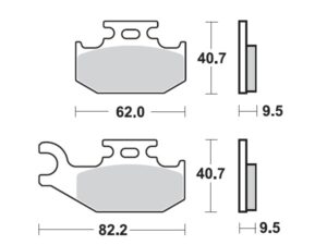 Moto-Master Jarrupalat Bombardier/Can Am: Renegade 800