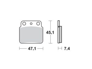 Moto-Master Jarrupalat Kawasaki taakse: KFX400 2003>, Suzuki taakse: LT400Z 2003