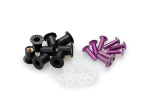 Puig Screw Kit whit silentblocks C/Violet