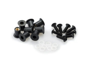 Puig Screw Kit whit silentblocks C/Black