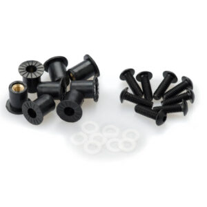 Puig Screw Kit whit silentblocks C/Black