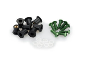 Puig Screw Kit whit silentblocks C/Green