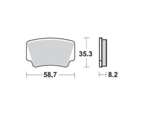 Moto-Master Jarrupalat KTM taakse: XC450/525 2008>, SX505 2010>