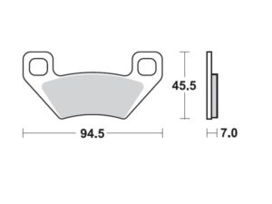 Moto-Master Jarrupalat Arctic Cat, Polaris, Kymco