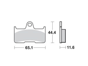 Moto-Master Jarrupalat YFM 660 FWAR Grizzly 02-08 taakse