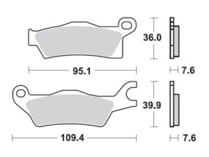 Moto-Master Jarrupalat Can-Am: Outlander 2012-2013 vasen