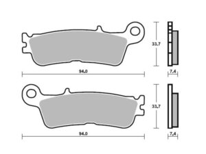 Moto-Master Jarrupalat Yamaha: YZ450F eteen 2020>
