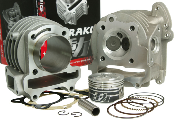 Naraku Sylinterisarja & Kansi, 90cc, Kiina-skootterit 4-T 50cc / Kymco 4-T / SYM