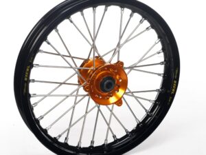 Haan wheel SX&SXF&EXC MODELS 03-14 17-3,50 BLACK RIM/ORANGE HUB