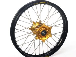 Haan wheel SX&SXF 15-17 /EXC MODELS 16- 17-3,50 BLACK RIM/GOLD HUB