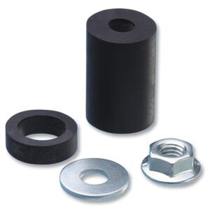 Kellermann Rubber Adapter Set type 2 (from 16,5 mm) (mounting rubber + nut)