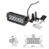 Kinwons Led Kaukovalopaneeli 10-32V 36W