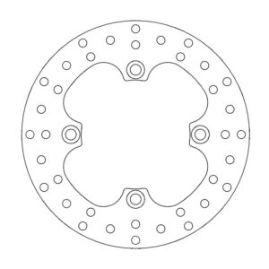Moto-Master Jarrulevy taakse Honda: XR 250-400-600-650L, TRX 400 EX