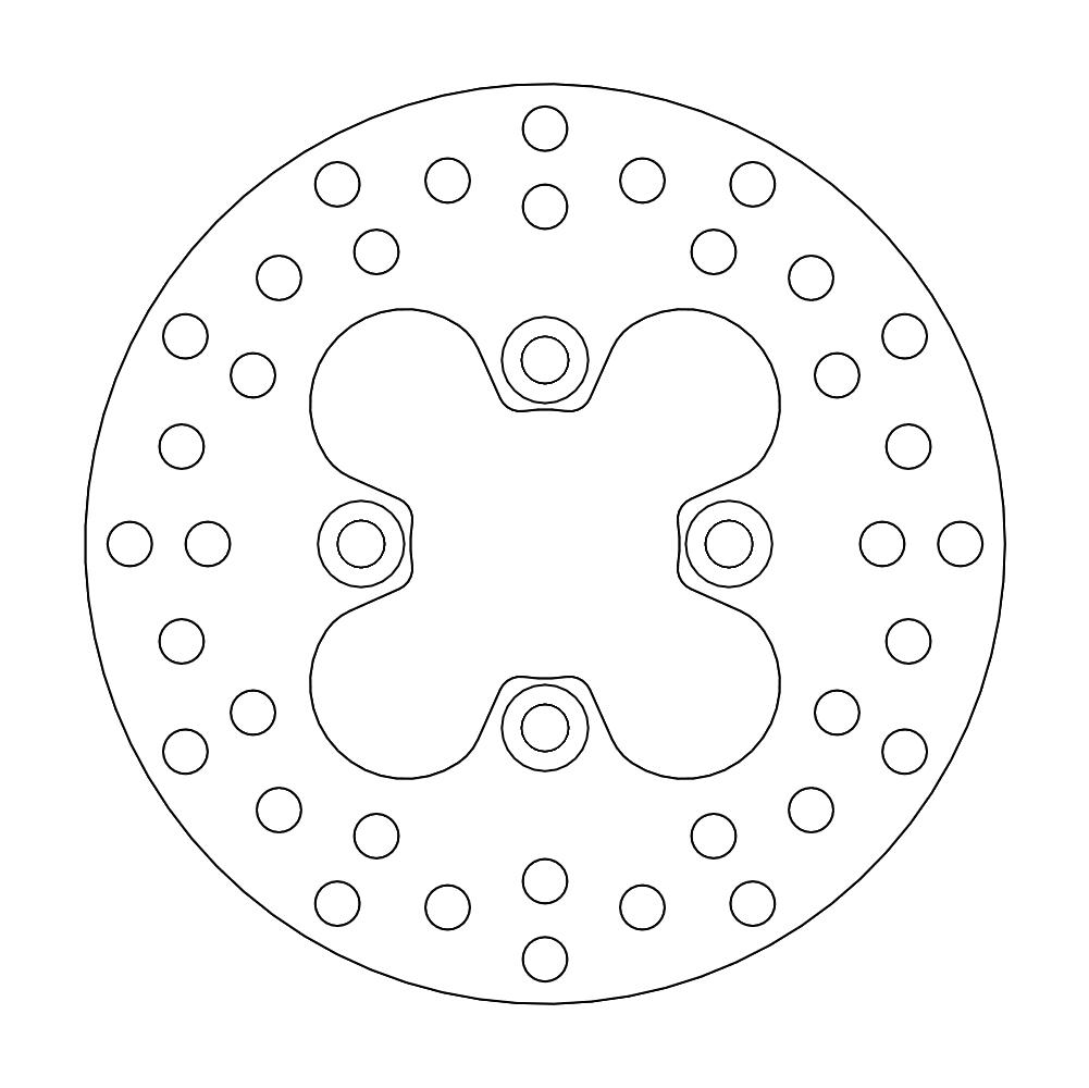 Moto-Master Jarrulevy eteen Bombardier: DS 650