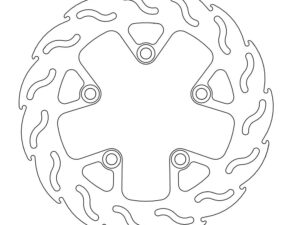 Moto-Master Flame Jarrulevy taakse Suzuki: GS Bandit, GSX, RF, SV