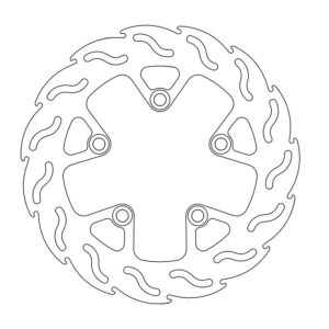 Moto-Master Flame Jarrulevy taakse Suzuki: GS Bandit, GSX, RF, SV