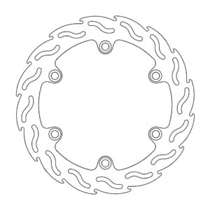 Moto-Master Flame Jarrulevy taakse Honda: CBR 1100 XX mustabird