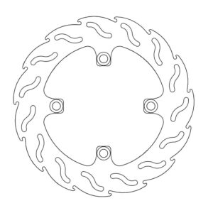 Moto-Master Flame Jarrulevy taakse Kawasaki: ZX-12R