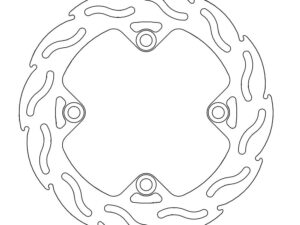 Moto-Master Flame Jarrulevy taakse Honda: XR 250-400-600-650L, Kawa KFX 400