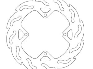 Moto-Master Flame Jarrulevy taakse Honda: CR 80-85-150