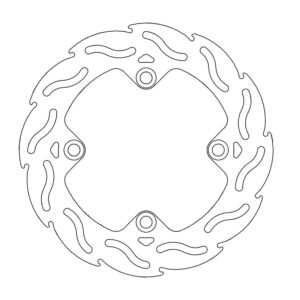 Moto-Master Flame Jarrulevy taakse Honda: CB 400-600, CBR 600-900-1000