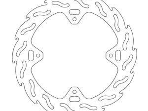 Moto-Master Flame Jarrulevy taakse Honda: CR 125-250, CRF 250-450