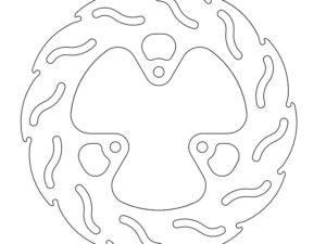 Moto-Master Flame Jarrulevy taakse Honda: TRX 250X-300EX